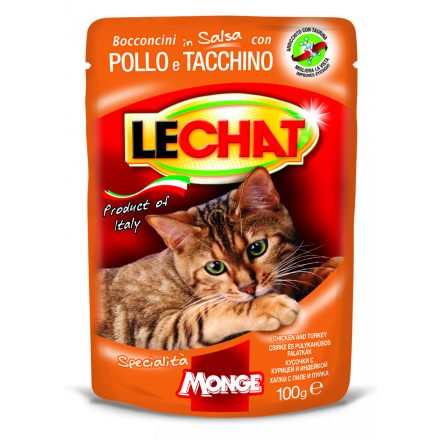 Lechat 100g Csirke-Pulyka Alutasak