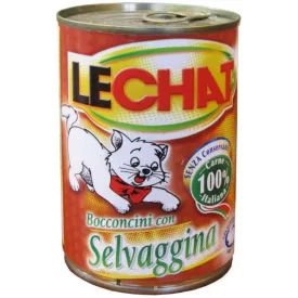   24x LeChat 400g Vadhúsos konzerv felnőtt macskák részére