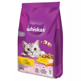 6x Whiskas száraz 1,4kg Csirke