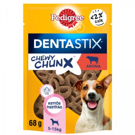 5x Pedigree Chewy Chunx Mini 68g Marha