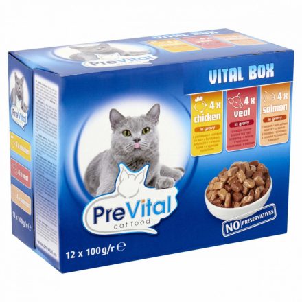 4x Prevital 12x100g Szósz Alutasak