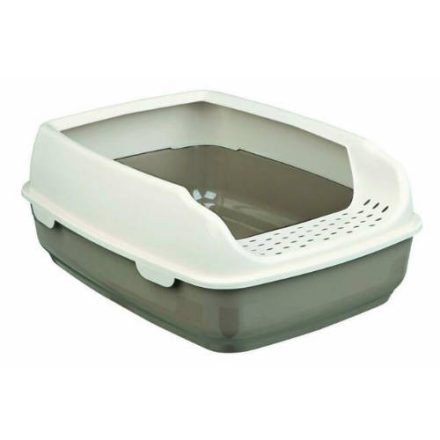 Alomtálca magas peremmel szürke 35x20x48cm - Trixie Delio Litter Tray, with Rim