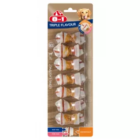 8in1 Triple Flavour Rágócsont XS 98g