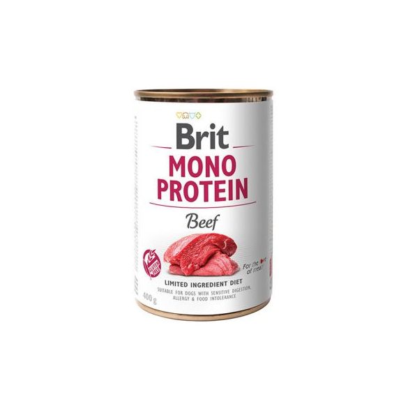 Brit Mono Protein Marha és Barna rizs 400g Kutyakonzerv 