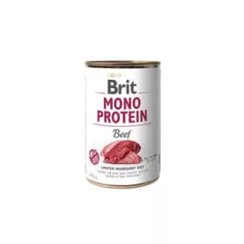 6x Brit Mono Protein Marha 400g Kutyakonzerv 