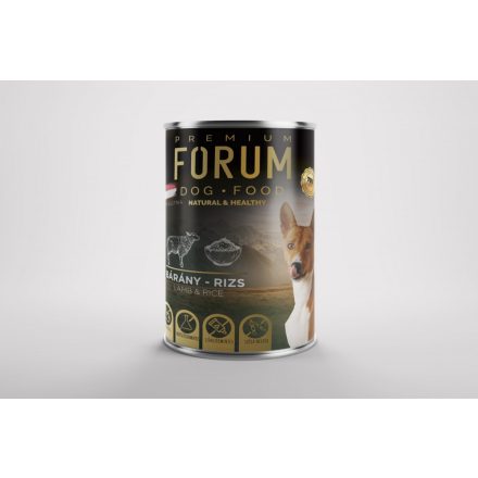 12x Forum Kutyakonzerv 1240g Bárány + Rizs