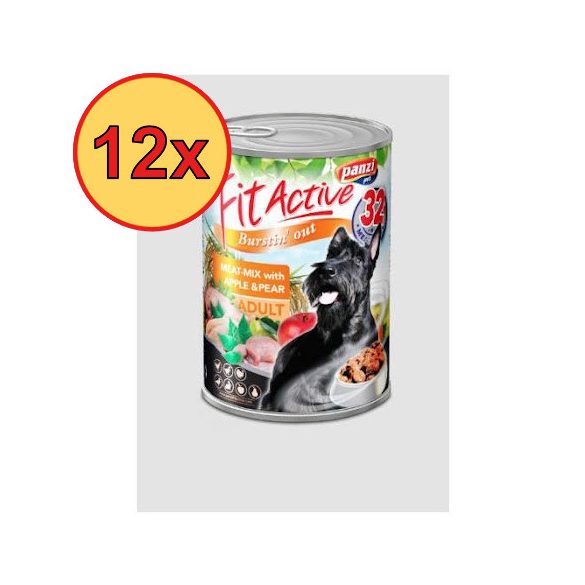 12x FitActive DOG 1240g Meat-Mix