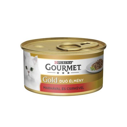 24x Gourmet Gold 85g Szósz Marha + Csirke