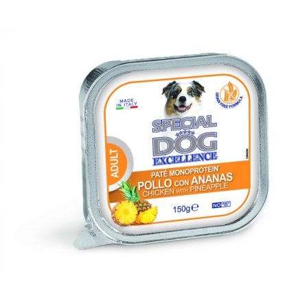 18x Special Dog Excellence Fruits 300g Pate Monoprotein Csirke+Ananász Alutálca