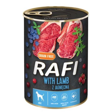 Rafi 400g Adult Pate Bárány Kék és Vörösáfonyával Kutyakonzerv