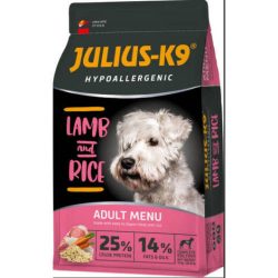 JULIUS-K9 HighPremium 12kg ADULT Hypoallergenic LAMB&Rice