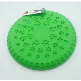 Frizbi 23 cm - zöld, 3D tappancs minta