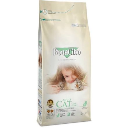 Bonacibo Cat 5kg Bárány, Szardella + Rizs száraztáp