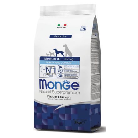 Monge Dog Daily Line 3kg Médium Puppy&Junior