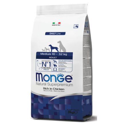 Monge Dog Daily Line 3kg Médium Felnőtt