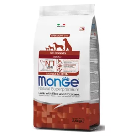   4x Monge Dog Speciality Line 2,5kg Bárány, Rizs + Burgonya Monoprotein (minden fajtának) 