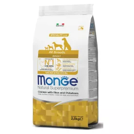   4x Monge Dog Speciality Line 2,5kg Csirke, Rizs + Burgonya Monoprotein (minden fajtának) 