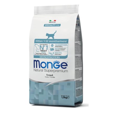 Monge Cat 1,5kg Kitten Monoprotein Pisztráng