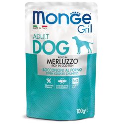 Monge Dog Grill 100g Alutasak Tőkehal