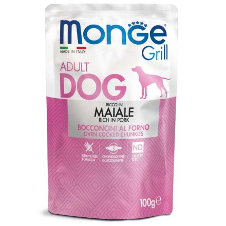 Monge Dog Grill 100g Alutasak Sertés