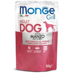 Monge Dog Grill 100g Alutasak Marha