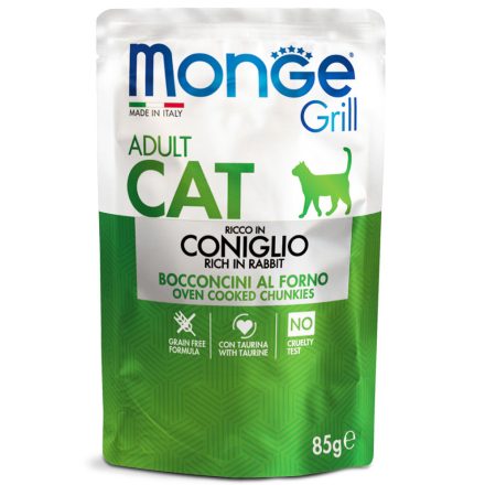 Monge Cat Grill 85g Alutasak Nyúl