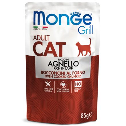 Monge Cat Grill 85g Alutasak Bárány