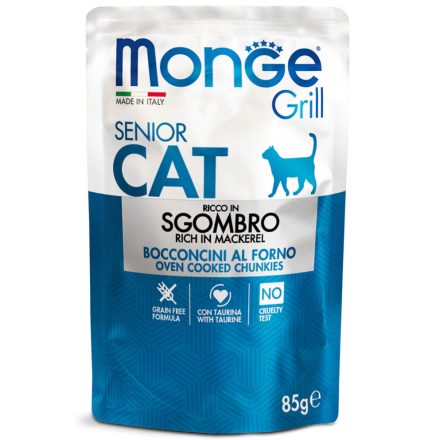 Monge Cat Grill 85g Alutasak Senior Makréla