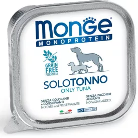 24x Monge Dog Monoprotein Paté 150g Alutálca 100% Tonhal