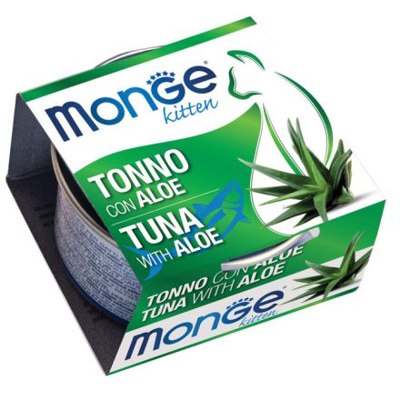 24x Monge Cat Fruits 80g Kitten Tonhal + Aloe