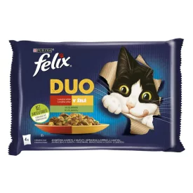   12x Félix 4x85g Fantastic Duo Csirke + Marha + Pulyka + Bárány Alutasak 932