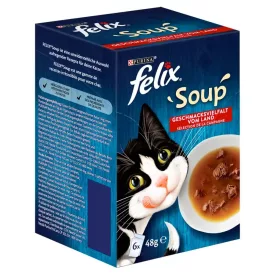 8x Félix Soup Házias válogatás 6x48g