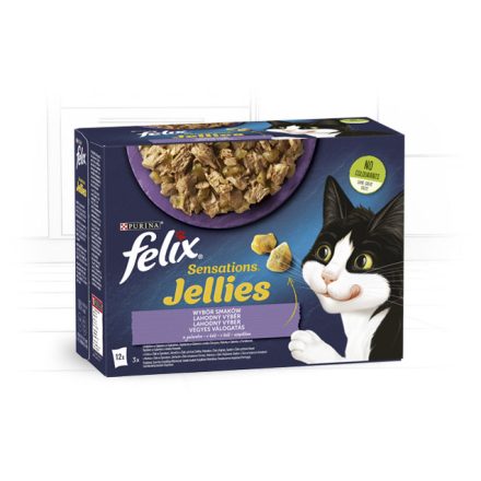 Félix 12x85g Sensation Vegyes Válogatás Aszpikban