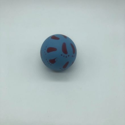 Lábnyomos gumilabda - 7cm - kék