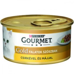 Gourmet Gold 85g Szósz Csirke + Máj