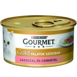Gourmet Gold 85g Szósz Lazac + Csirke