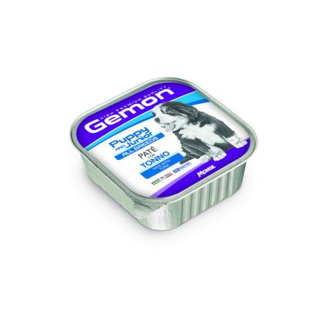 24x Gemon Dog Paté 150g Puppy&Junior Tonhal Alutálca