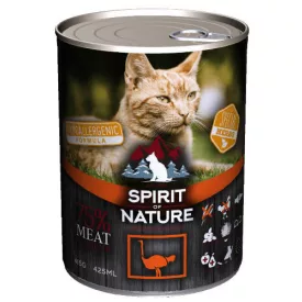   12x Spirit of Nature Hipoallergén Macska konzerv 415g Strucc