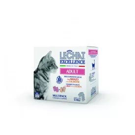 4x Lechat Excellence Alutasak 12x100g Marha + Lazac