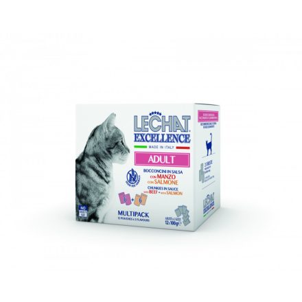 Lechat Excellence Alutasak 12x100g Marha + Lazac