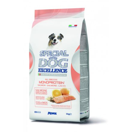 4x Special Dog Excellence 3kg Monoprotein Lazac