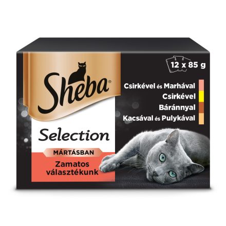 4x Sheba 12x85g Zamatos válogatás Alutasak