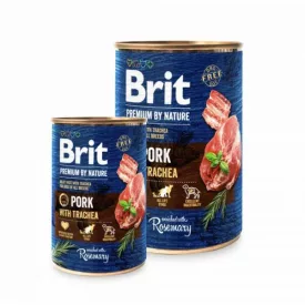   6x Brit Prémium Adult Pate Sertés Légcsővel 800g Kutyakonzerv