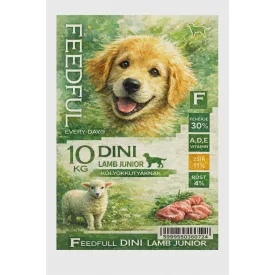 FEEDFULL Dini Dog Junior Bárány 10kg kutyatáp