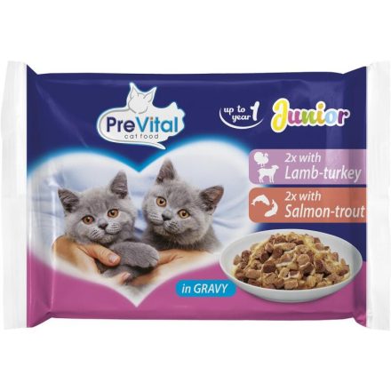 4x Prevital 12x100g Junior Alutasak