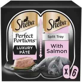   8x Sheba Perfect Portions Mini 6x37,5g Lazac alutálcás macskaeledel