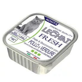   32x Lechat Excellence Fresh 100g paté+chunks Csirke+Zöldség