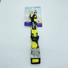   Nyakörv textil - fém/műanyag csattal - L - 2,5cm x 46-55cm - Különböző minta