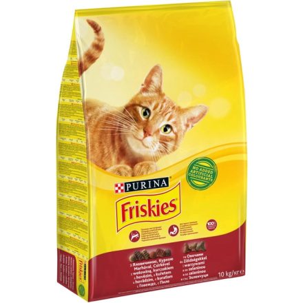 Friskies 10kg Marha száraz macskatáp