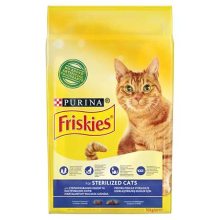 Friskies 10kg Steril száraz macskatáp